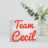Team Cecil Briefkaart (Staand voorkant)