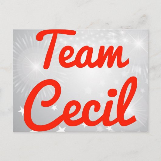 Team Cecil Briefkaart (Voorkant)