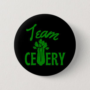 Team Celery Ronde Button 5,7 Cm