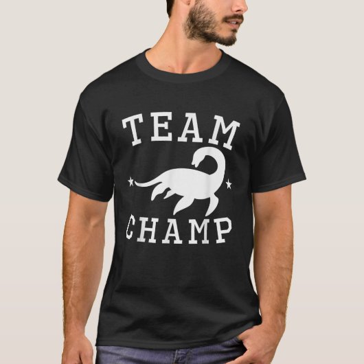 Team Champ Lake Champlain Monster T Shirt (Voorkant)