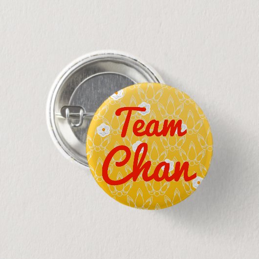 Team Chan Ronde Button 3,2 Cm (Voorkant /achterkant)