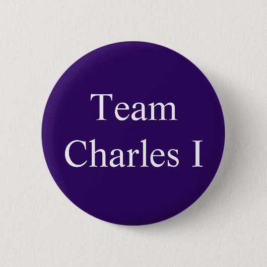 Team Charles I Ronde Button 5,7 Cm (Voorkant)
