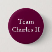 Team Charles II Ronde Button 5,7 Cm (Voorkant)