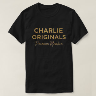 Team Charlie Levenslang Lid Grappige Naam Charlie T-shirt