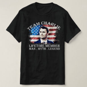 Team Charlie Levenslang Lid Man Mythe Legende  T-shirt