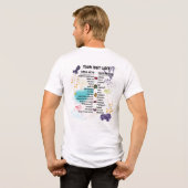 Team Cherokee Onbreekbare Tour Heren T-shirt (Wit) (Achterkant volledig)