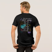 Team Cherokee Unbreakable Tour Heren T-shirt (Zwar (Achterkant volledig)
