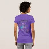 Team Cherokee Unbreakable Tour Women's Slim T-shir T-shirt (Achterkant volledig)