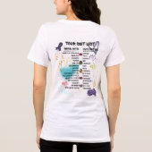 Team Cherokee Unbreakable Tour Women's Tee (White) Tri-Blend Shirt (Achterkant)