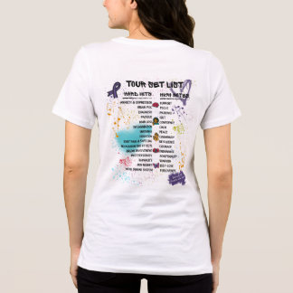 Team Cherokee Unbreakable Tour Women's Tee (White) Tri-Blend Shirt