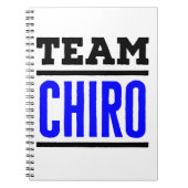 Team Chiro Chiropractor Chiropractic Squad Notitieboek (Voorkant)
