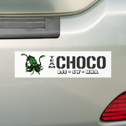 Team-Choco-Bumperstickers Bumpersticker (Op auto)