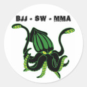 TEAM-CHOCO-stickers Ronde Sticker (Voorkant)