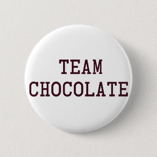 Team Chocolade Ronde Button 5,7 Cm
