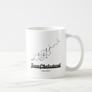 Team Cholesterol (Cholesterol Chemical Molecule) Koffiemok