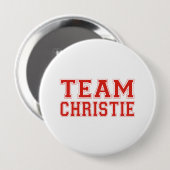 TEAM CHRISTIE RONDE BUTTON 4,0 CM (Voorkant /achterkant)