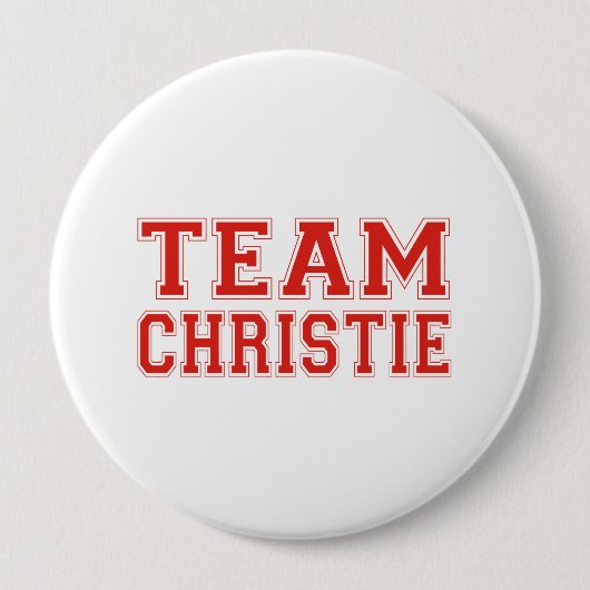 TEAM CHRISTIE RONDE BUTTON 4,0 CM (Voorkant)