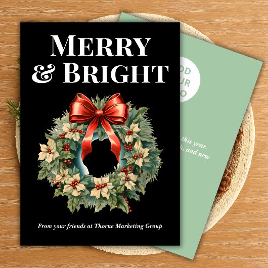 Team Christmas Kaart in het zwart