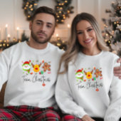 Team Christmas with Reindeer,Snowman & Gingerbread T-shirt