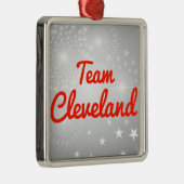 Team Cleveland Metalen Ornament (Rechts)