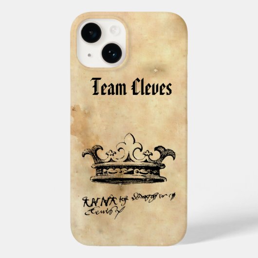 Team Cleves - Anne of Cleves' Crown & Signature Ca Case-Mate iPhone Case (Achterkant)