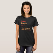 Team Coach Definitie Teamleider Humor Groep SP T-shirt (Voorkant volledig)
