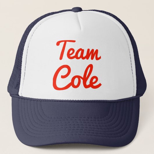 Team Cole Trucker Pet (Voorkant)