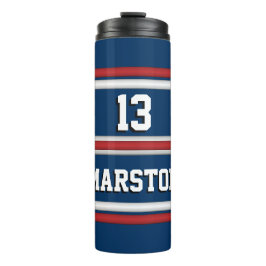 Team Colors Red White Blue Thermosbeker