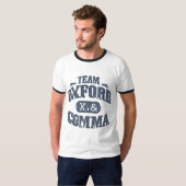 Team Comma T-shirt (Voorkant volledig)