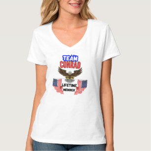 Team Conrad Levenslang Lid V-hals T-shirt