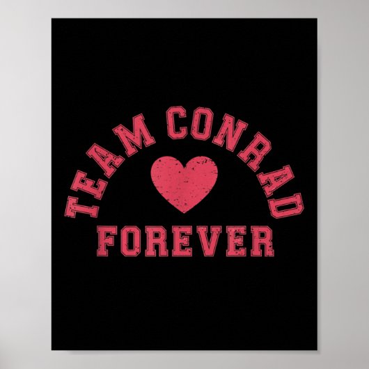 Team Conrad Retro voor altijd _1 Poster (Voorkant)