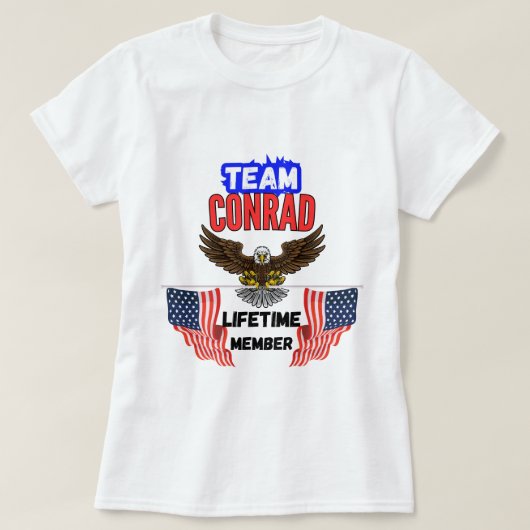 Team Conrad shirt American Eagle T-shirt (Design voorkant)