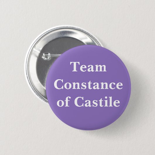 Team Constance of Castile Ronde Button 5,7 Cm (Voorkant /achterkant)