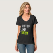 Team Cornhole Usa Cornhole sluit af en gooit T-shirt (Voorkant volledig)