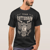 TEAM COTTERMAN Levenslang lid. T-shirt (Voorkant)
