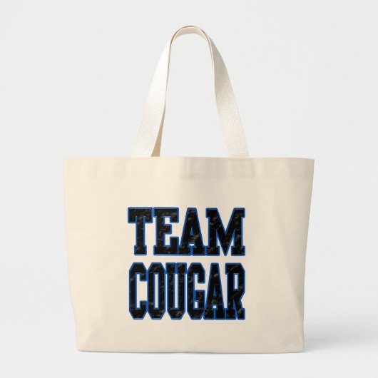 Team Cougar Bag Grote Tote Bag (Voorkant)
