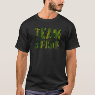 Team Cousin Camo Grandma Granddad Reeducation Mil T-shirt