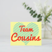 Team Cousins Briefkaart (Staand voorkant)
