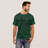 Team Crew Friends Jesus Cross Christ Cathol T-shirt (Voorkant volledig)