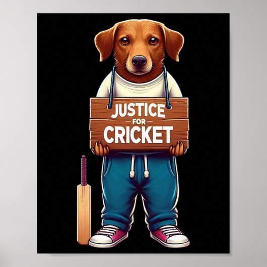 Team Cricket Poster (Voorkant)