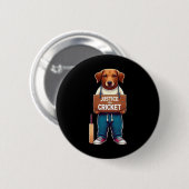 Team Cricket  Ronde Button 5,7 Cm (Voorkant /achterkant)