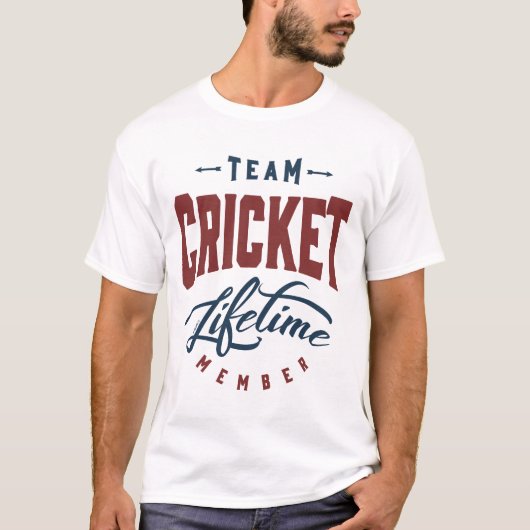 Team Cricket T-shirt (Voorkant)