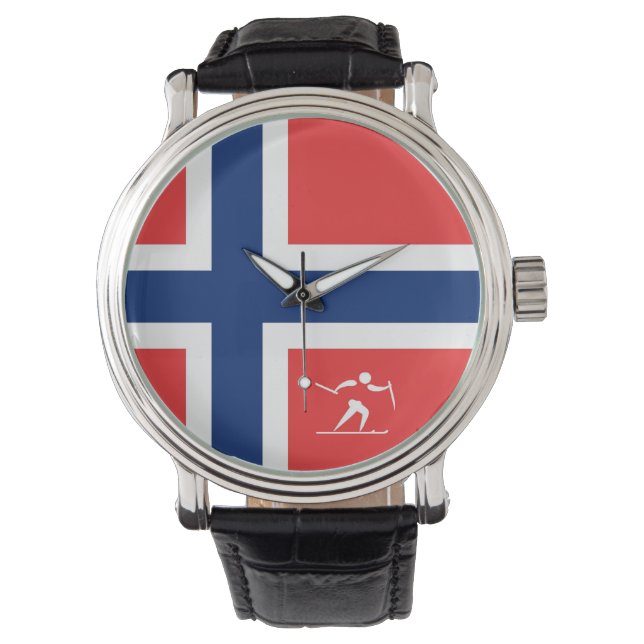 Team Cross Country Noorwegen Horloge (Voorkant)