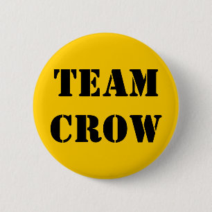 TEAM CROW RONDE BUTTON 5,7 CM