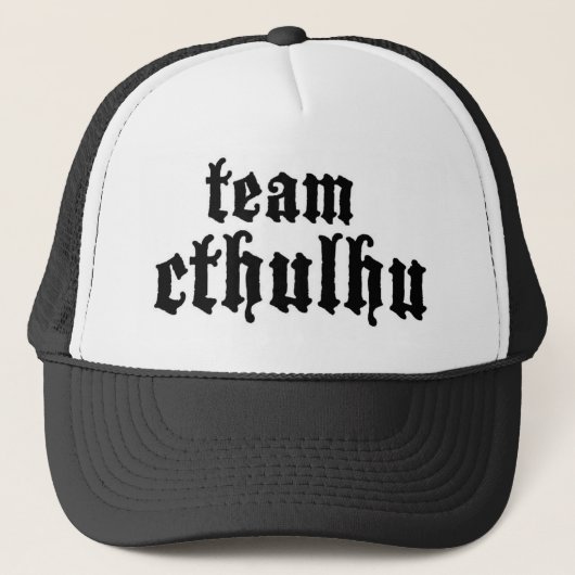 Team Cthulhu Trucker Hat Trucker Pet (Voorkant)