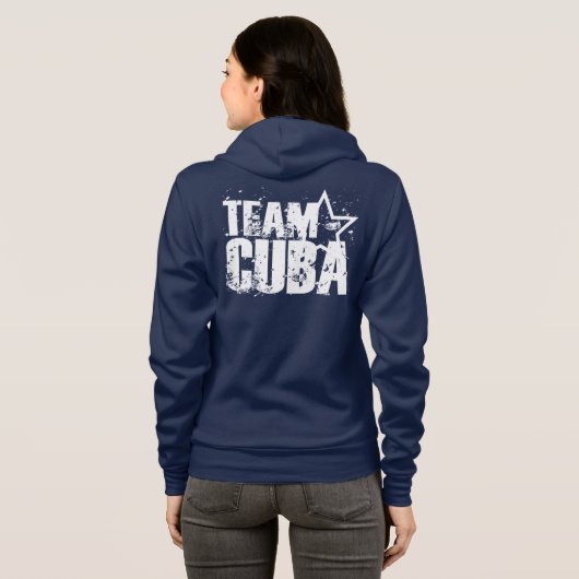 Team Cuba Dames Pullover - LIBRE Label (Achterkant volledig)