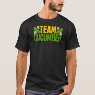 Team Cucumber Komkommer Augurk Groente   Veganisti T-shirt