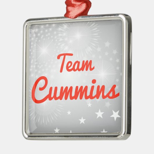 Team Cummins Metalen Ornament (Links)