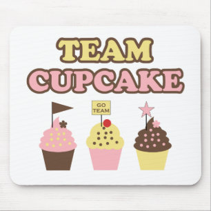 Team Cupcake-Muismat voor cupcake-ventilatoren Muismat