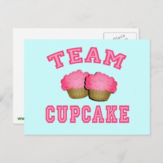Team Cupcake-overhemden, -onderbroeken, -Mokken, - Briefkaart (Voorkant / Achterkant)